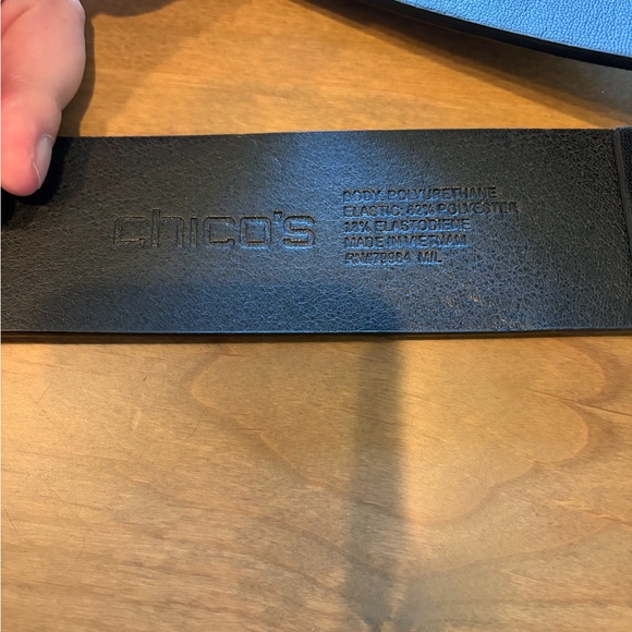 Chicos Embellished Stretch Trouser Belt NWOT M/L - Picture 2 of 8